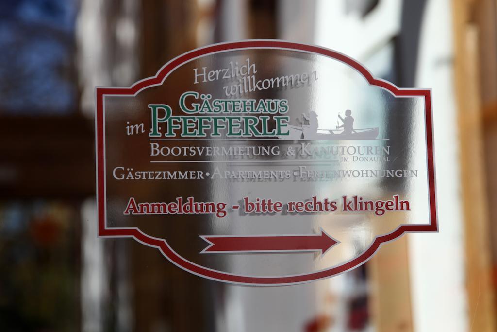 Gaestehaus Pfefferle Hotel Garni Und Ferienwohnungen Sigmaringen Exterior foto